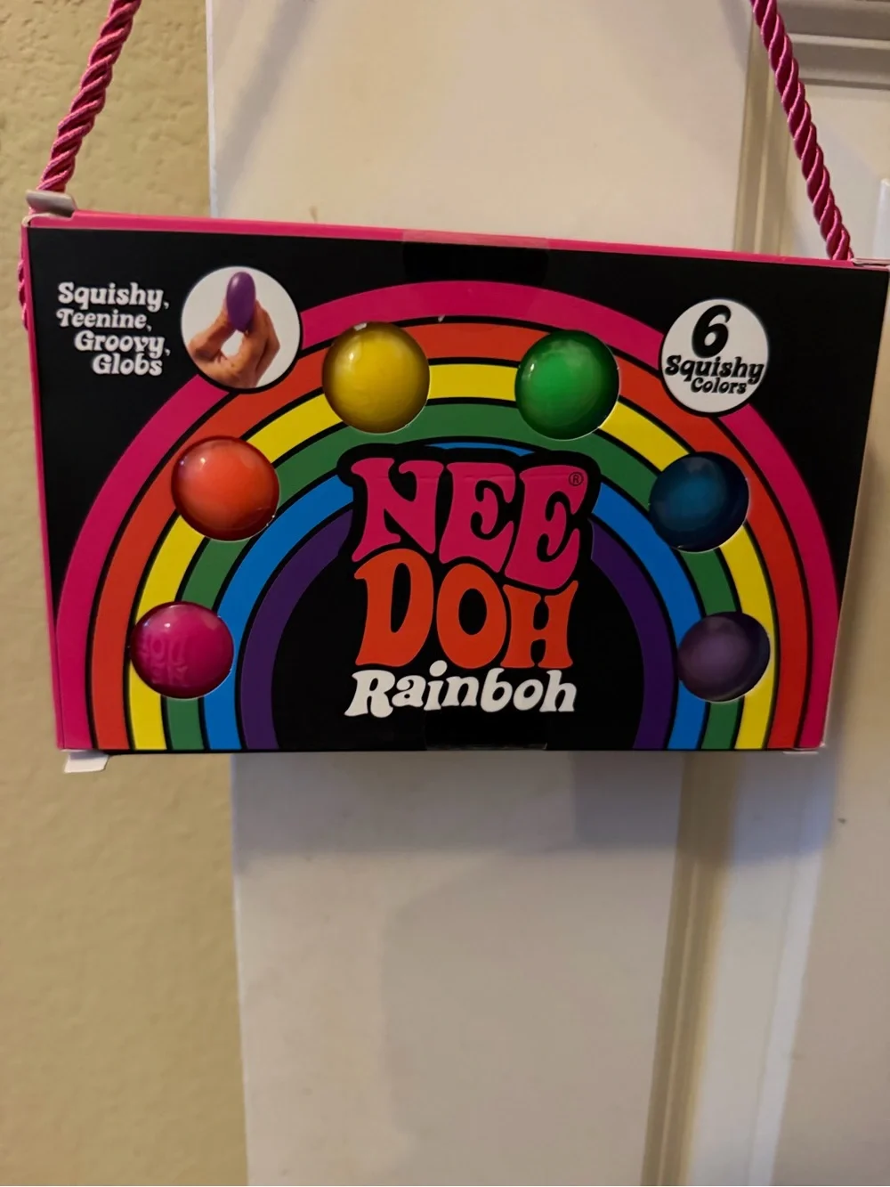 🌈🌈Nee Doh Rainboh Squishy Sensory Balls - Multicolor Set🌈🌈💙💙”6 Squishy balls”💙💙